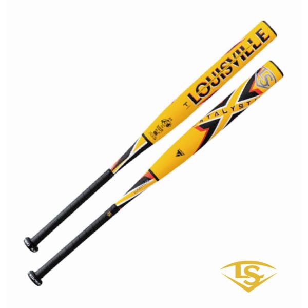 ソフトボール：ルイスビルスラッガー LOUISVILLE カタリスト３TI ソフトボールバット トップバランス WBL2927020【ソフト ゴム3号用】【限定カラー/イエロー】【2024AWモデル】