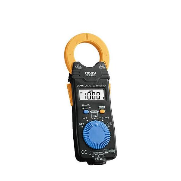 【ポイント10倍】日置電機 HIOKI クランプオンAC/DCハイテスタ 3288 軽量 小型 交流・直流両用 電圧、抵抗、導通チェック機能 1000Aレンジ