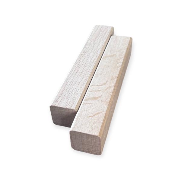 拍子木 樫200mm×35mm×35mm 2本組 面取り : ナカモク - 通販