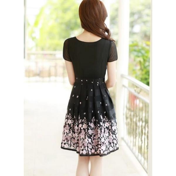 清楚系 花柄 ワンピース ドッキングワンピース レディース ファッションお嬢様 大きいサイズ ブラックト ピンク花柄 M Buyee Buyee Japanese Proxy Service Buy From Japan Bot Online