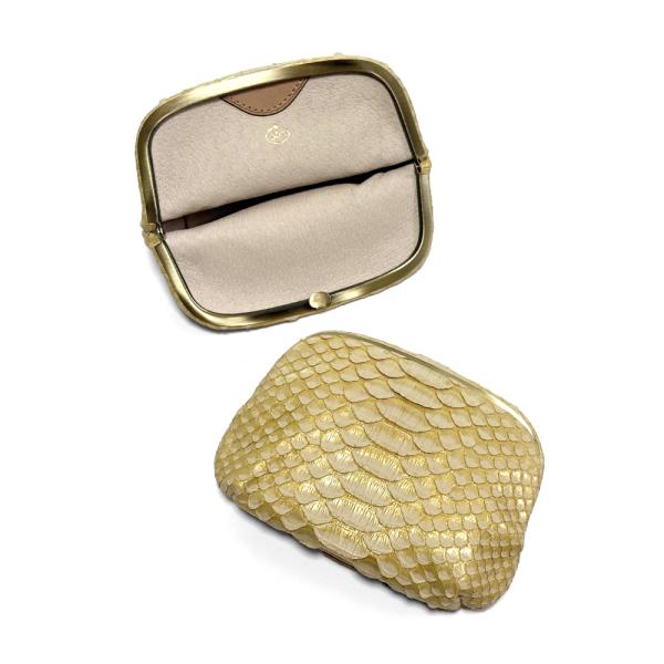 天溝がま口 がま口 がま口ポーチ がま口小物入れ 天溝押口 天溝 口金