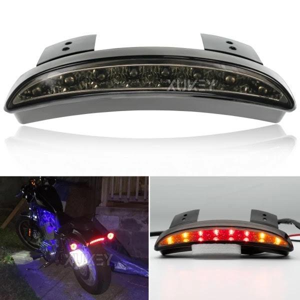 Harley-Davidson ハーレーダビッドソン スポーツスター 2009-2013用 スモークエッジテールライト ウィンカー付き カスタムブレーキライト ターンシグナル付き