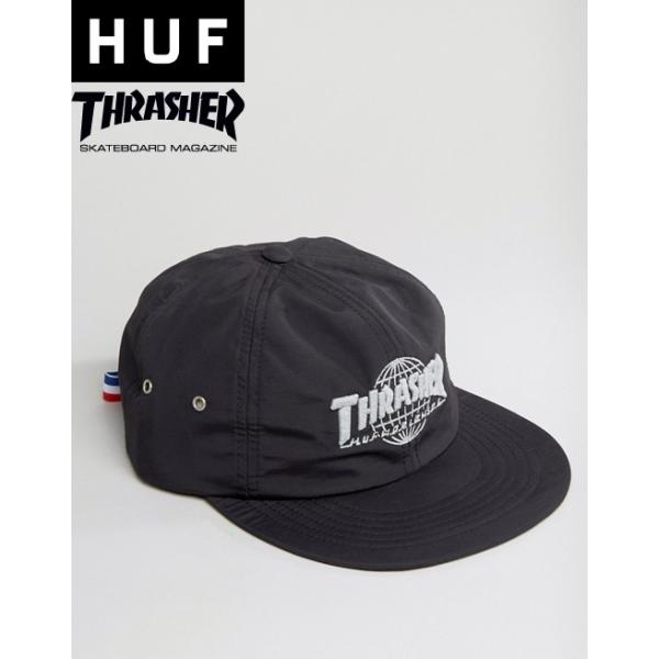 HUF（ハフ） スラッシャー コラボ キャップ メンズ 黒 通販 HUF x