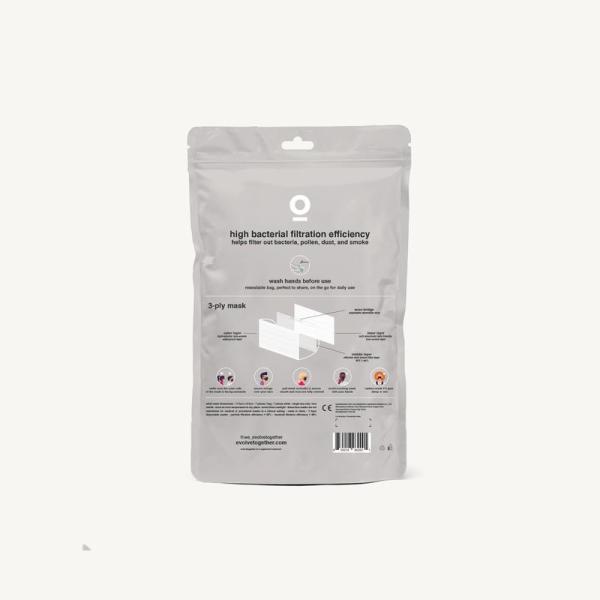 evolvetogether 【未開封】白　30 face masks pack evolvetogether Face Masks – Shop The Standard