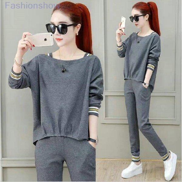 長袖カジュアルサイドラインオシャレジャージレディースセットアップスウェット上下セット2点セット Cupload なかの商会 通販 Yahoo ショッピング