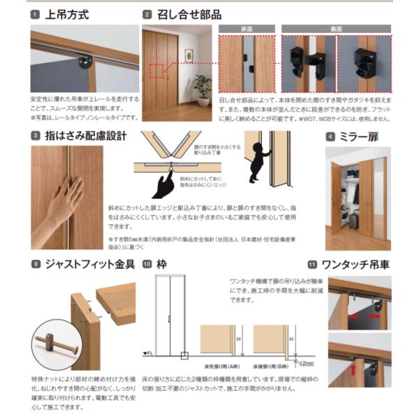ラシッサクローゼットドア 折れ戸 レールタイプ ２枚折れ戸 Apcf Laa トステム 室内 室内ドア 折戸 建具 Buyee Servis Zakupok Tretim Licom Buyee Pokupajte V Yaponii