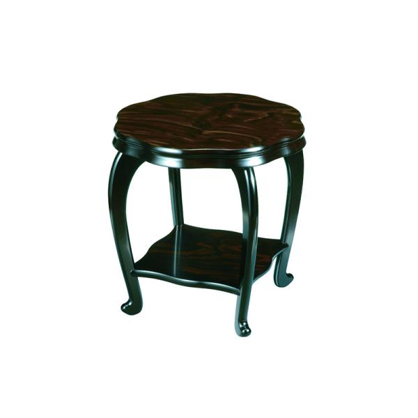 木製 花台 黒檀調 華7号 飾り台 敷板 和風 フラワーベース 新築祝