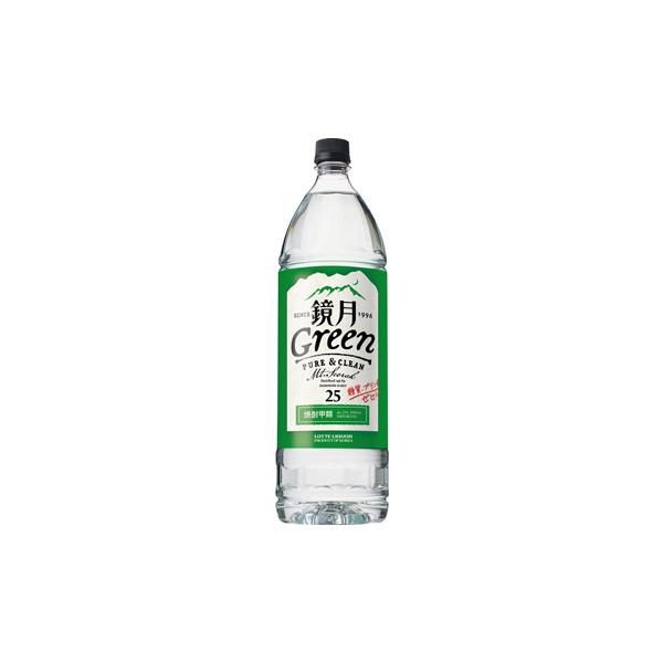 サントリー 鏡月 グリーン 25度 ペットボトル 甲類 1.8L（1800ml） 6本 1ケース