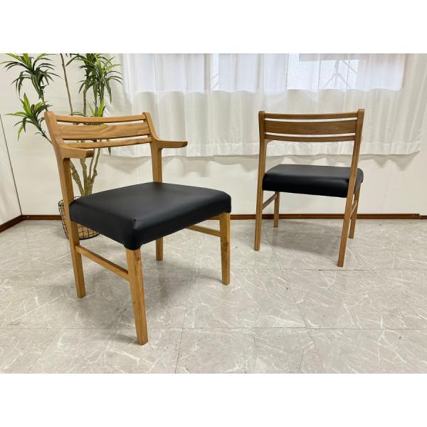 アウトレット ダイニングチェア アレク Bタイプ 肘付き 2脚 アウトレット ダイニングチェア アレク Bタイプ 肘付き 2脚