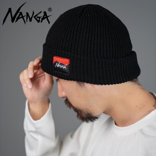 NANGA ナンガ ボックスロゴ バルキービーニー ニットワッチ ニット帽 帽子 防寒 暖かい メンズ レディース アウトドア キャンプ 人気 ブランド【爆買】