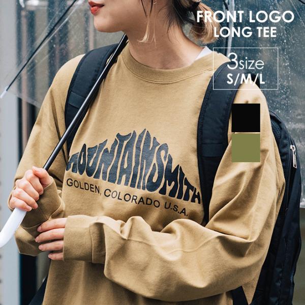 MOUNTAIN SMITH（マウンテンスミス） FRONT LOGO LONG TEE フロント