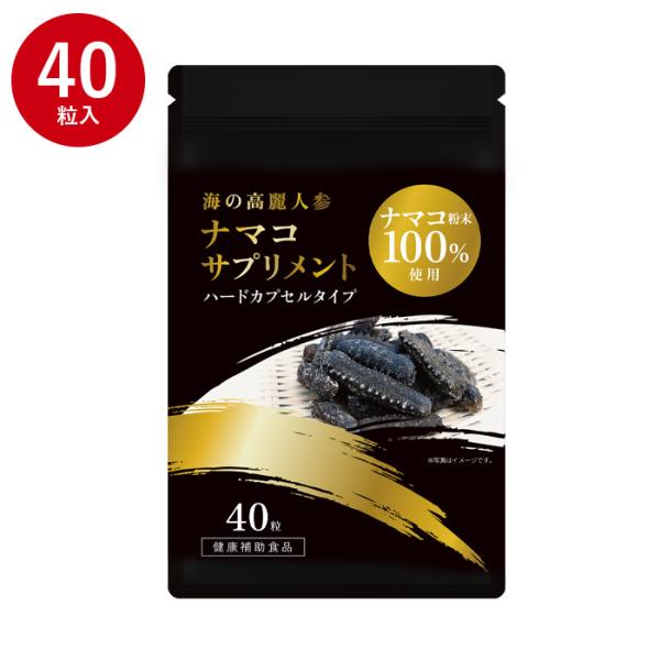 海の高麗人参 ナマコサプリメント ナマコ粉末100%使用 (40粒入) 1袋