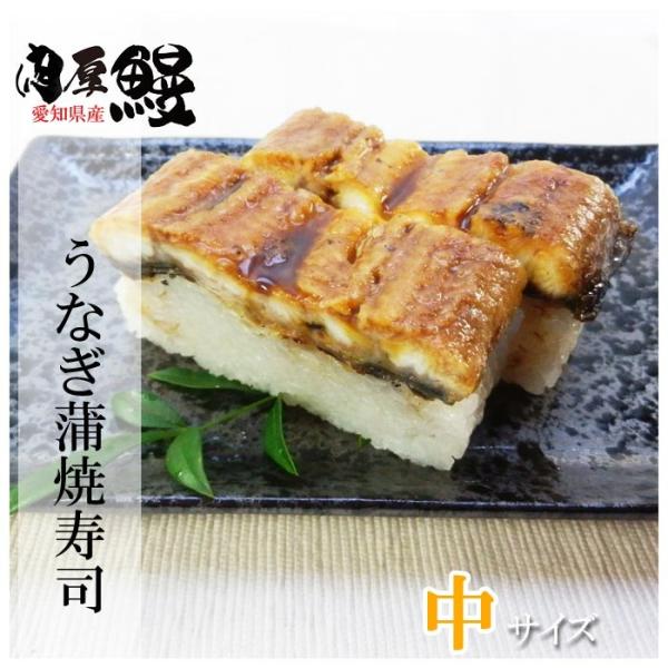 プレゼント 60代 海鮮 寿司 お取り寄せグルメ 冷蔵 極上 うなぎ蒲焼寿司　中サイズ　安心・安全愛知県産うなぎ使用　肉厚を厳選
