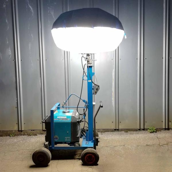 バルーン投光機(テラスター仕様)1000w + 発電機 HP2800sv バルーン投光機(テラスター仕様)1000w + 発電機 HP2800sv