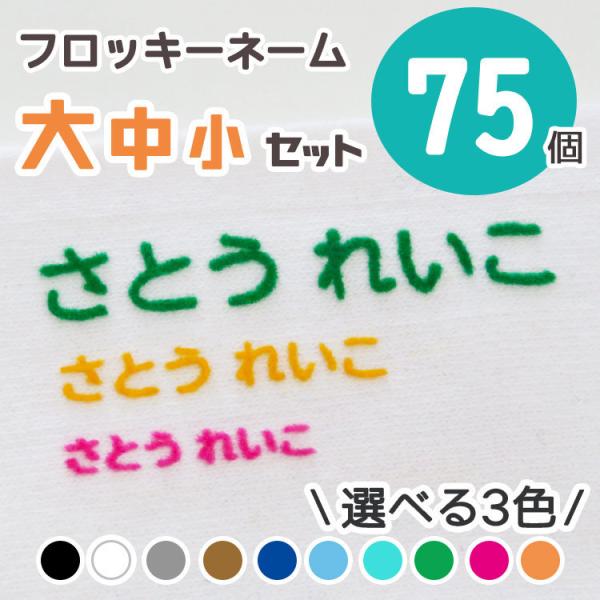 [Release date: April 30, 2020]フロッキーネームは、布にアイロンで付けるタイプの立体プックリシールです。保育園や幼稚園・小学校の入園入学時、老人ホームの入所時に必要な服の名入れにおすすめの商品です。色は、ブラック...