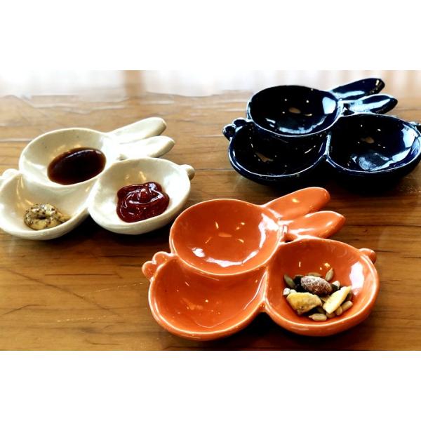 夕立窯♡陶器 酒器セット ♡ 夕立窯、うさぎと花の装飾 陶器