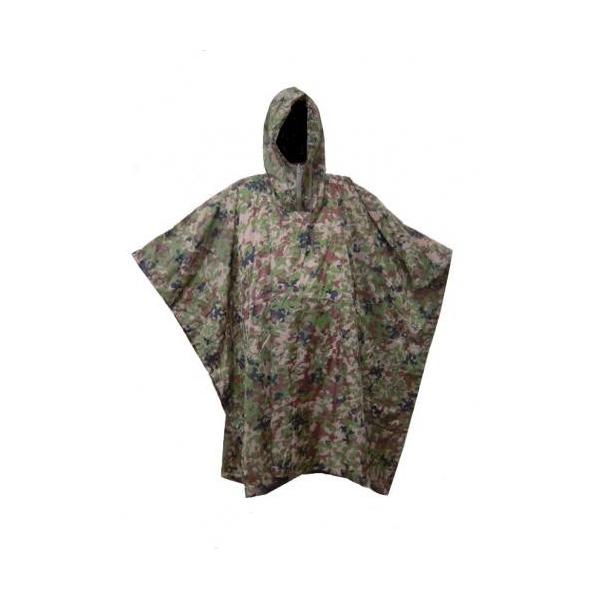 ぽんちょ★様 ポンチョ】 迷彩ポンチョ 片面 フリーサイズ : なんまらドット