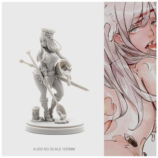 女神シリーズ 1/48 バレンタインモデル ハート レジン