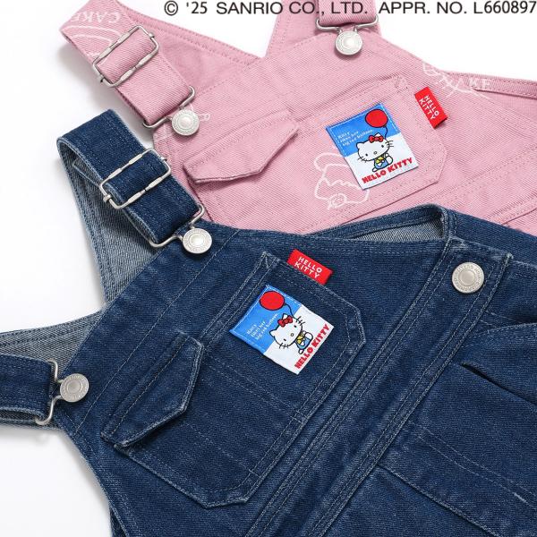 BREEZE 子供服 ジャンスカ サンリオ キッズ 女の子 デニム 夏服