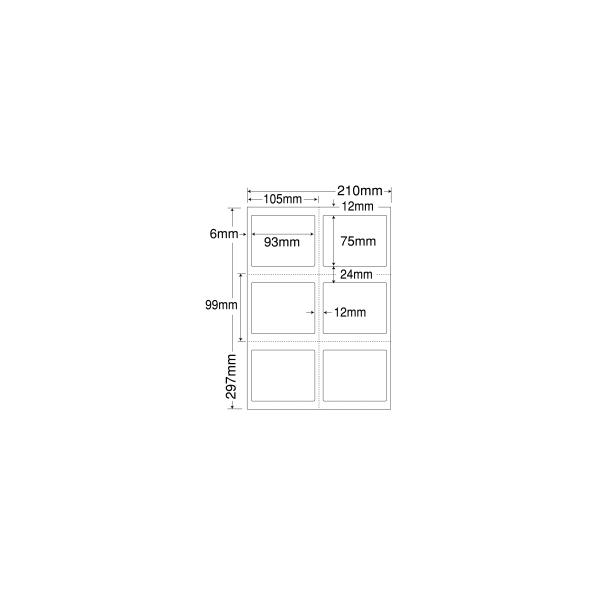 PCL-3(L) 󎚉\  ډBx 1 50V[g A4 6 93×75mm }`^Cv ~Vړ  lیV[ iiNGCg m PCL3