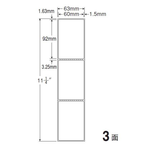 TM-2BE(VP5) PD SCM���x�� B�^�C�v�^�e 5�P�[�X�Z�b�g 10000�� 60×92mm �T�[�}���v�����^�p �G�R�m�~�[�^�C�v ���m��� TM2BE �i�i���x��