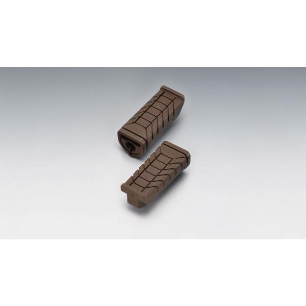 キジマ(KIJIMA)　ステップラバー　ブラウン　213-1896　スーパーカブ110(JA07/JA10)など