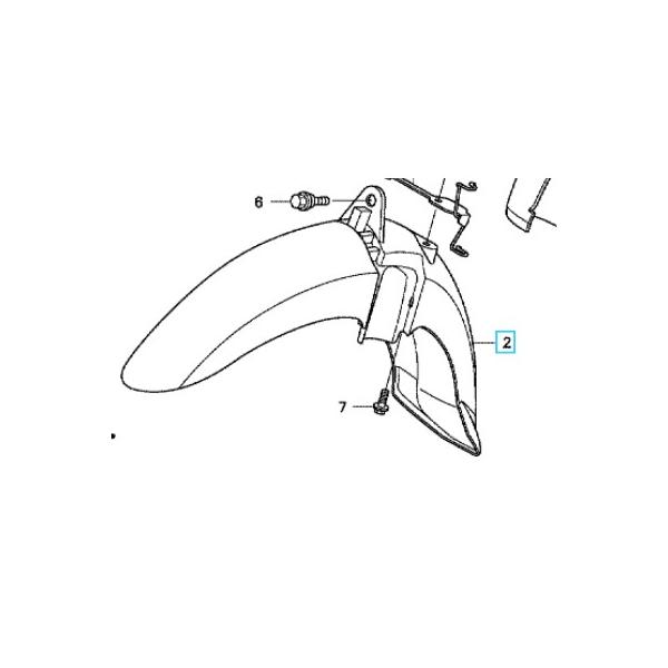 ホンダCT110用北米仕様純正部品アップフェンダー ホンダ（HONDA） 【廃盤】[純正部品] スーパーカブ110(JA07) フロント