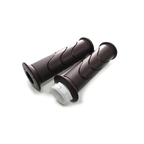 中古美品　サンタフェ　純正グリップ・カバー　再塗装 ホンダ（HONDA） [純正部品] ハンドルグリップセット(ブラウニー