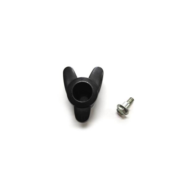 スーパーカブ50/110に標準装備されているコンビニフック。もう少し大きかったら使い勝手良くなると思いませんか？ツメ1個で引っ掛けていたのを、ツメ2個で引っ掛けて保持力アップ！わずかに大型化されていることで、安定して荷物を引っ掛けておくこと...