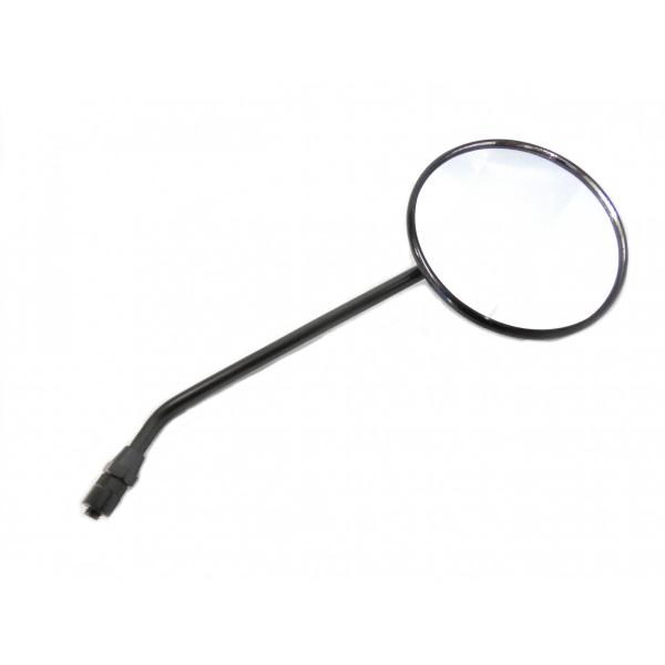 NTB 丸型ミラー( 黒丸 / 黒ステー) 正ねじ8mm 左右共用 1本 スーパー