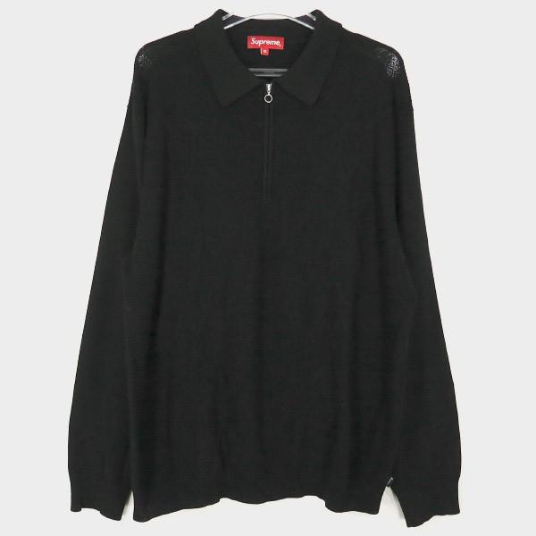 Supreme ブラック ポロシャツ Supreme シュプリーム 2024SS S/S Rugby ショートスリーブラグビー