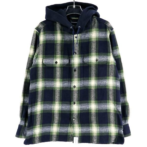 DESCENDANT ディセンダント 18AW STONER HOODED LS SHIRT 182BRDS  