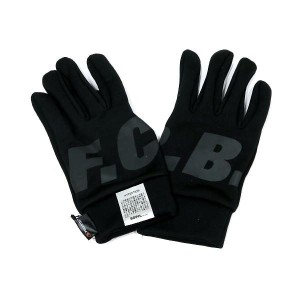 FCRB POLARTEC TOUCH GLOVE ブラック FCRB POLARTEC POWER STRECH TOUCH GLOVES