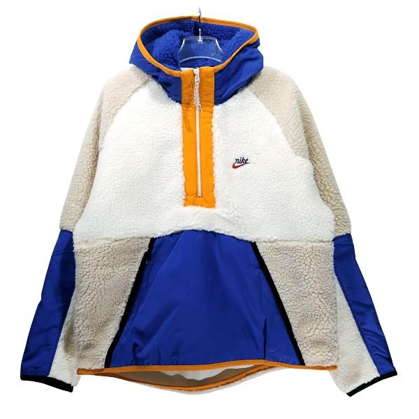 超目玉 NIKE ナイキ ハーフジッププルオーバー ボアフリース パーカー