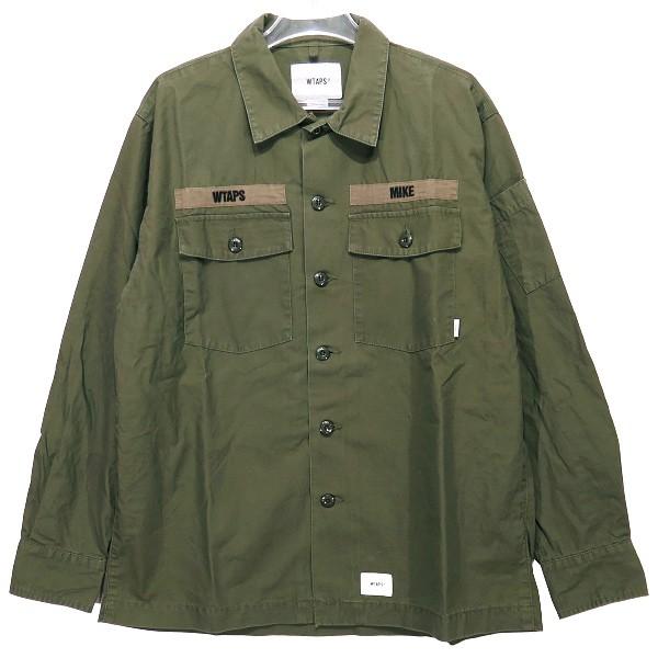 WTAPS ダブルタップス 20SS BUDS LS/SHIRT.COTTON. RIPSTOP 201BRDT-SHM02 バッツ ミリタリーシャツ