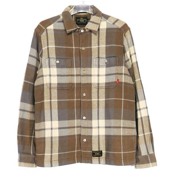 WTAPS ダブルタップス 12AW UNION LS/SHIRT.COTTON.TXTILE 122GWDT 
