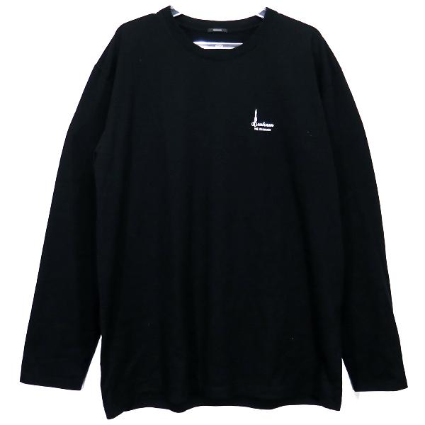美品 L 長袖 DENHAM Long T-shirt BLACK DENHAM デンハム CONCEPT LONG TEE 27201-3-50001 ロング