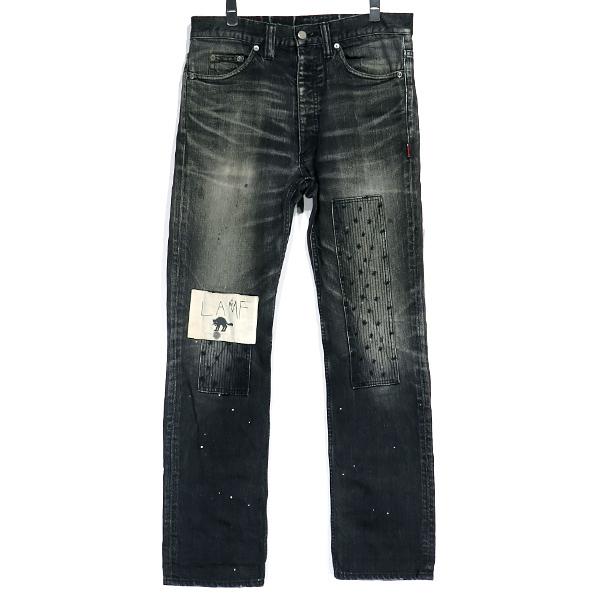 名作】WTAPS ダブルタップス 09SS LAMF ブラック デニムパンツ