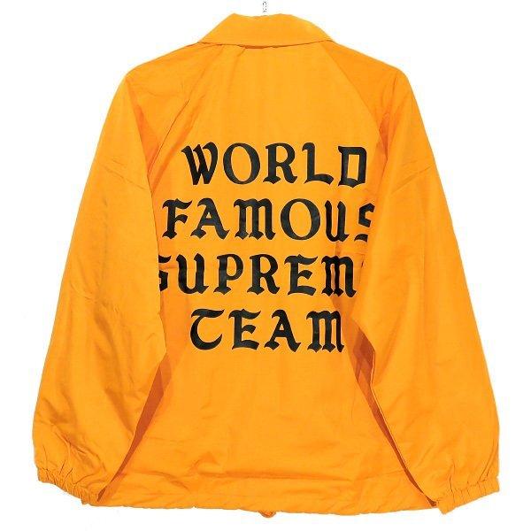 SUPREME シュプリーム 20SS WORLD FAMOUS COACHES JACKET ワールドフェイマスコーチ ジャケット ライトオレンジ