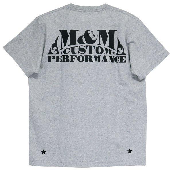 M&M エムアンドエム Tシャツ CUSTOM PERFORMANCE PRINT S/S TEE 20-MT-020  カスタムパフォーマンスプリトTシャツ グレー 灰