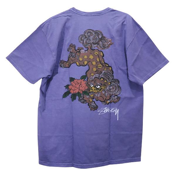 ステューシー Tシャツ STUSSY FU DOG PIGMENT DYED TEE フードッグ
