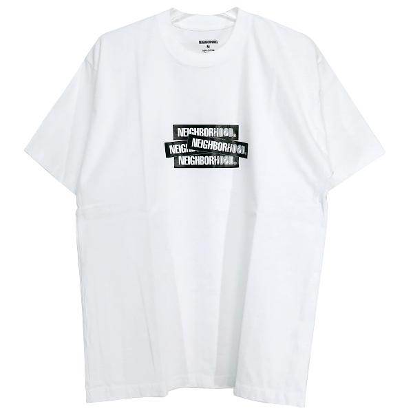 関税送料込【Neighborhood】ロゴプリントTシャツ 楽天市場】NEIGHBORHOOD ネイバーフッド Tシャツ サイズ:M JOHN
