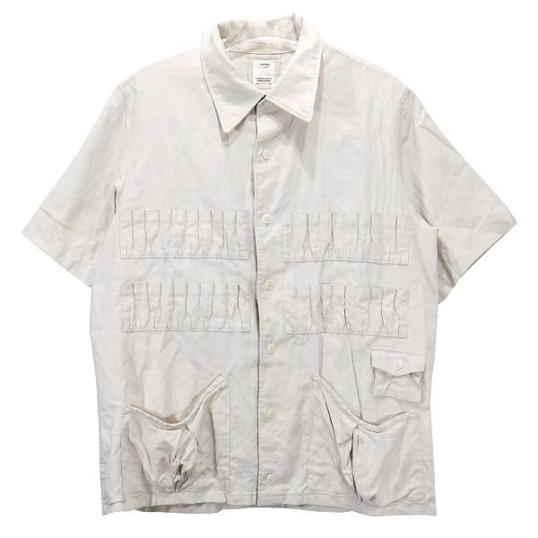 VISVIM 半袖 シャツ ビズビム 20SS KETCHUM SHIRT S/S 0120105011017 ヴィズヴィム ケッチャムシャツ  ショートスリーブ アイボリー