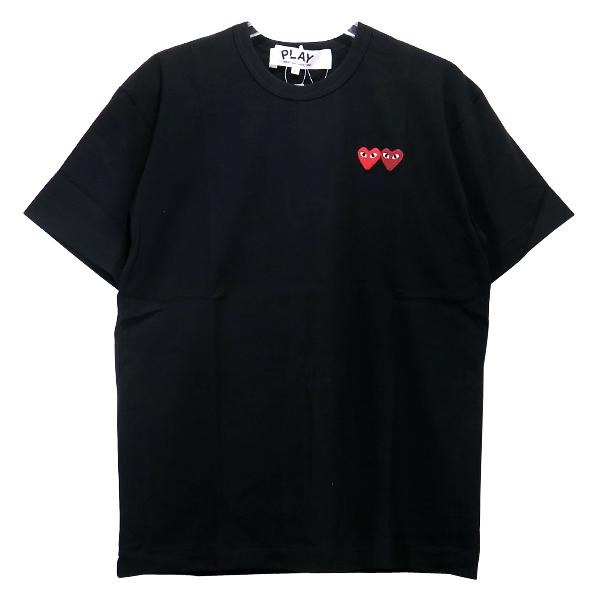 PLAY COMME des GARCONS プレイコムデギャルソン Tシャツ DOUBLE PLAY COMME des GARCONS プレイコムデギャルソン Tシャツ DOUBLE