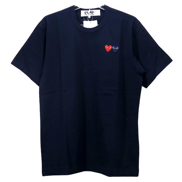 PLAY COMME des GARCONS プレイコムデギャルソン Tシャツ DOUBLE PLAY COMME des GARCONS プレイコムデギャルソン Tシャツ DOUBLE
