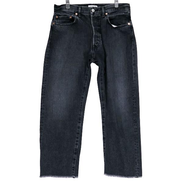 RON HERMAN DENIM ロンハーマン デニム BLACK STRAIGHT DENIM