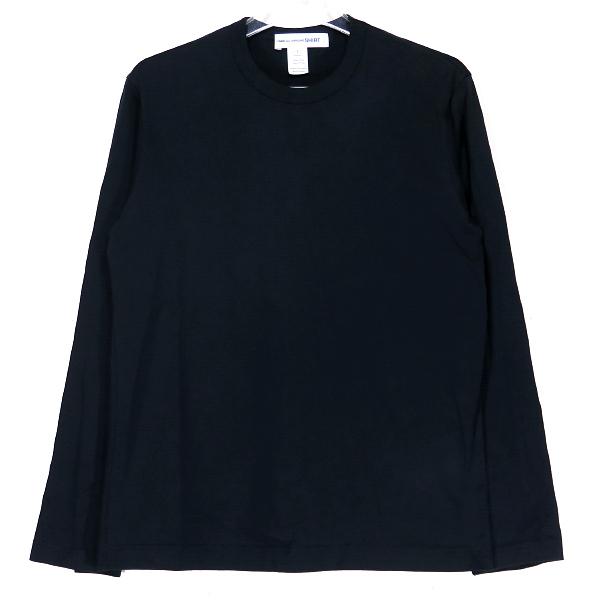 COMME des GARCONS SHIRT コムデギャルソン シャツ 無地 ロングスリーブ Tシャツ CDGT1PL ロンT ネイビー