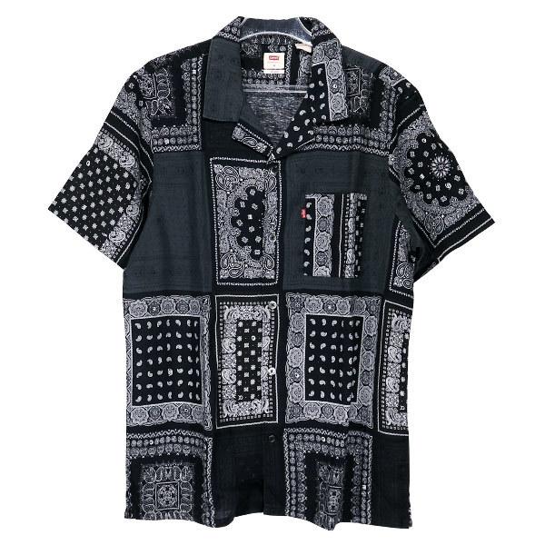 Levi's リーバイス CUBANO SHIRT MULTIBANDANA BEAUTIFUL BLACK