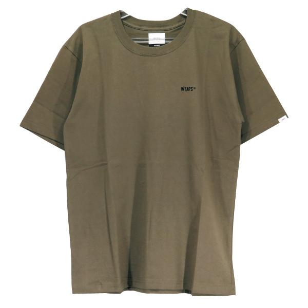 WTAPS オリーブ Tシャツ ロゴ入り WTAPS ダブルタップス LOGO TEE ロゴ 半袖 Tシャツ カーキ系 04