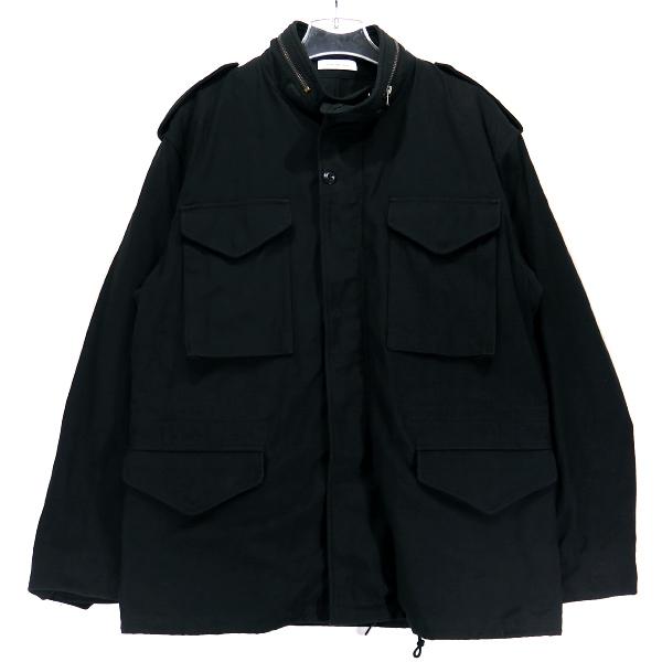 ダブルタップス 20AW 65 SATIN JACKET BRDT-JKM01 M-65 ミリタリー ジャケット ジップアップ 黒 ブラック